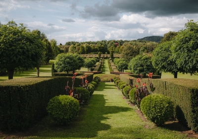 Dwor i arboretum w Luslawicach