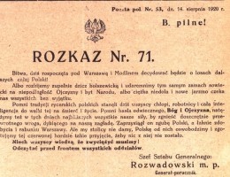 bitwa warszawska 1920
