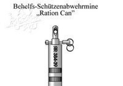 Behelfs-Schützenabwehrmine ration-can