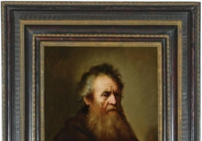 portret starca obraz
