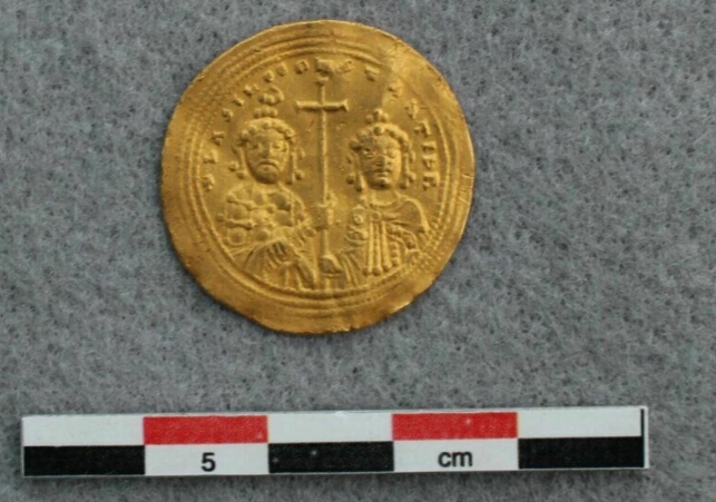 zlota moneta bizantyjska
